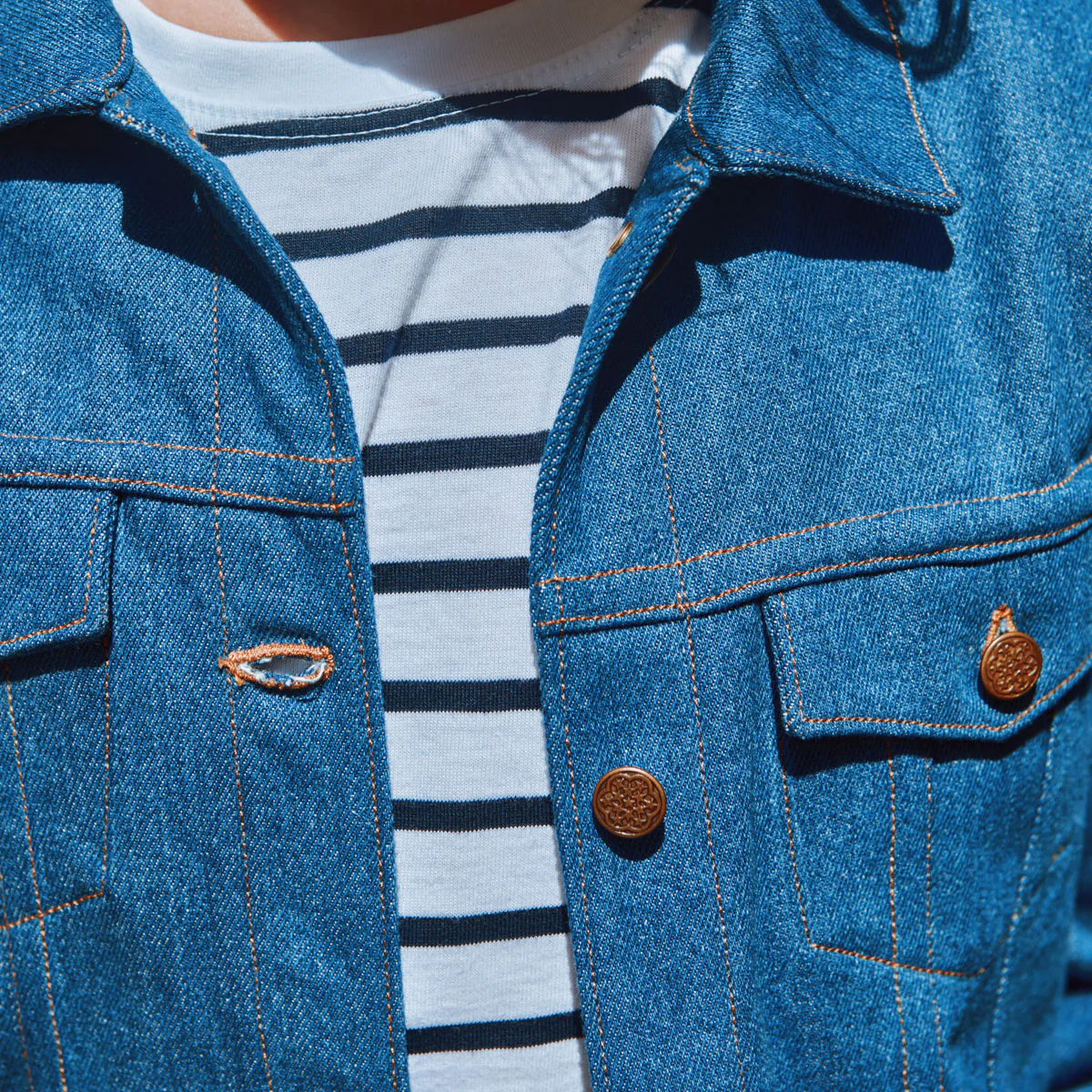 Bouton metal Jeans - 14 mm - Laiton - Image 7