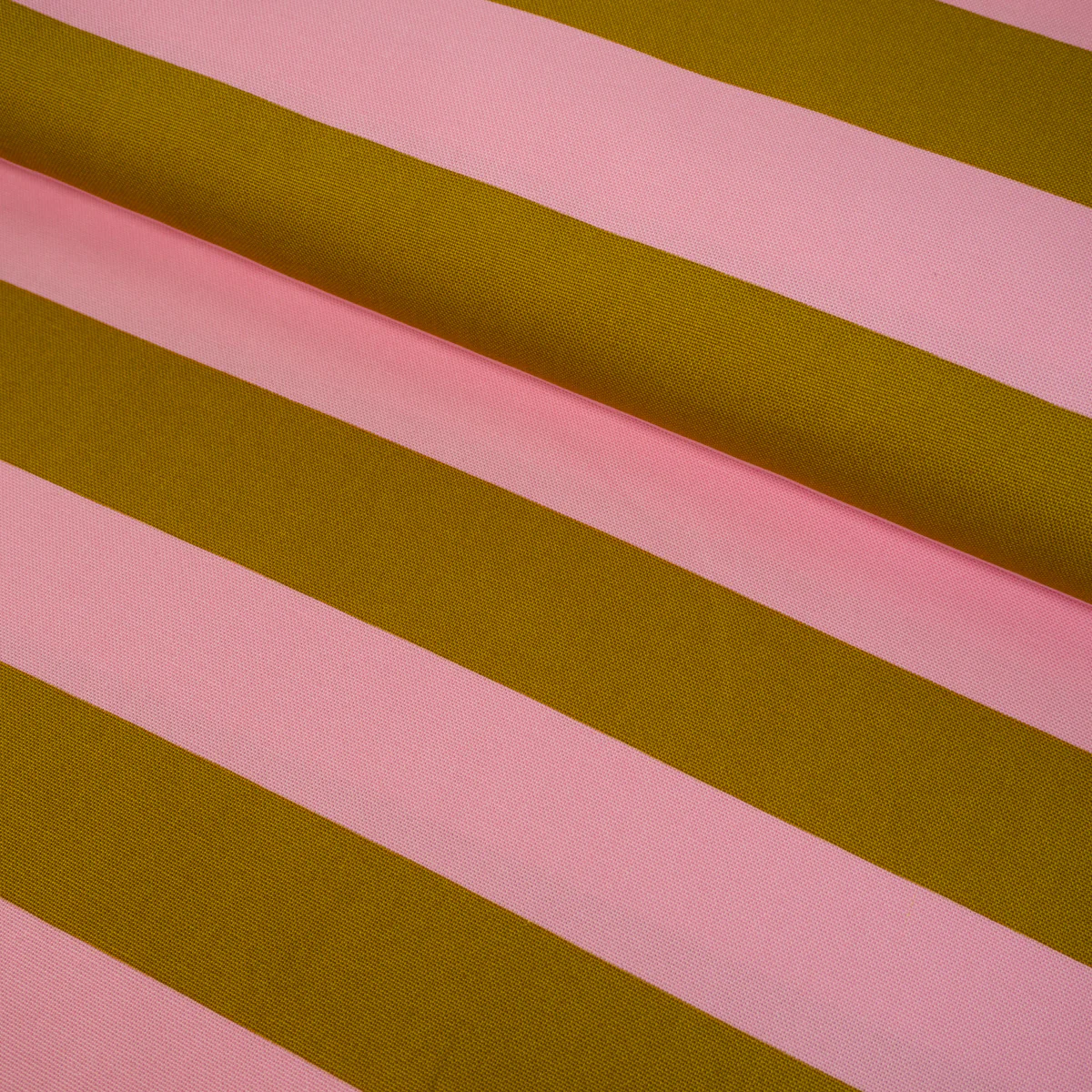 Canvas - Rayures - Vert et Rose