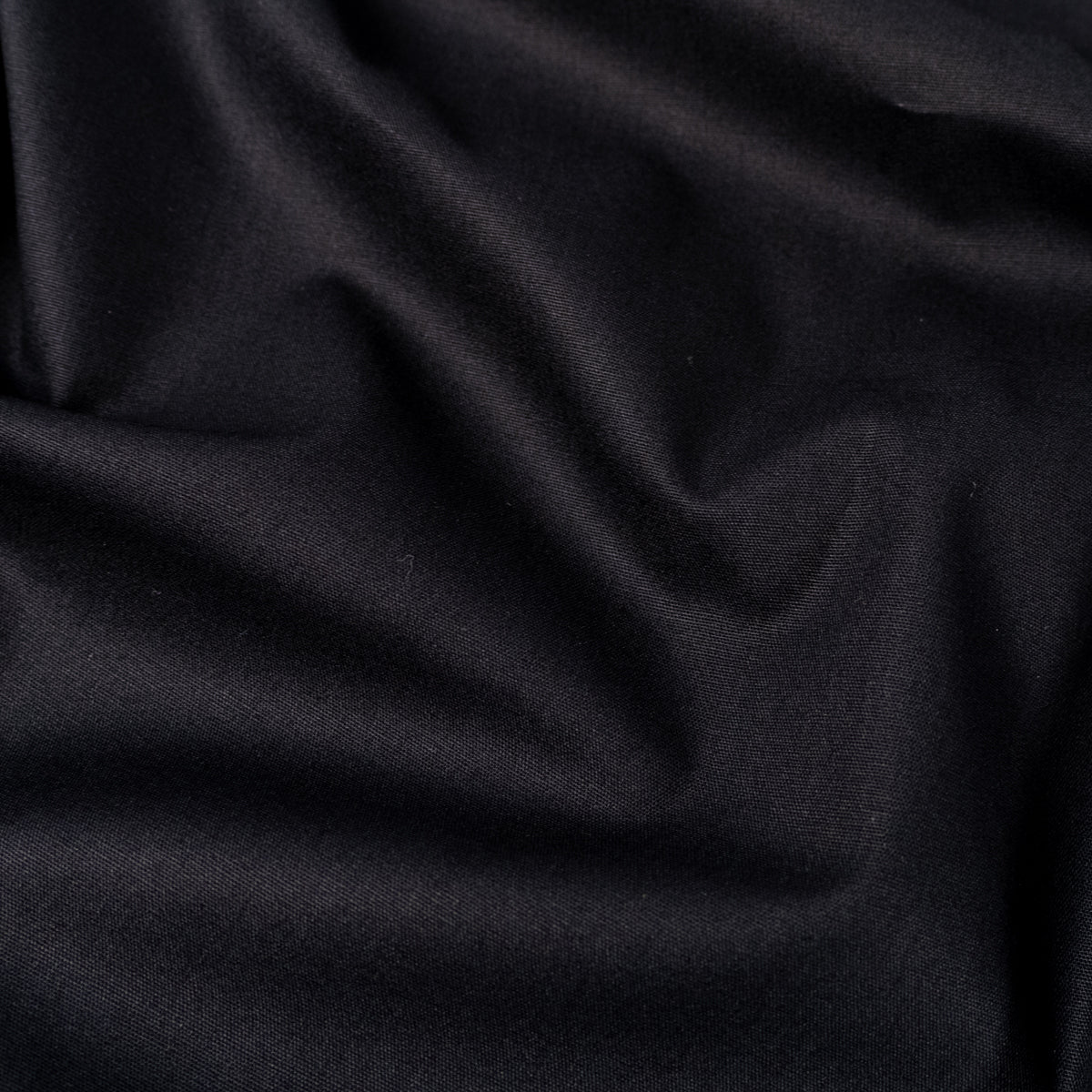 Tissu popeline - Noir - Image 4