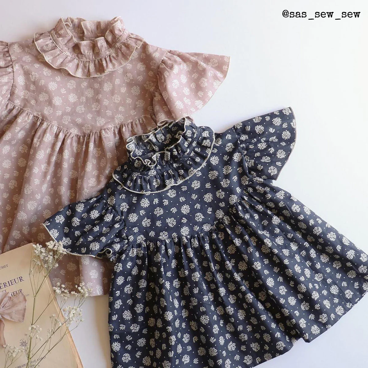 Duo femme enfant blouse et robe LOUISE pochette - Image 14