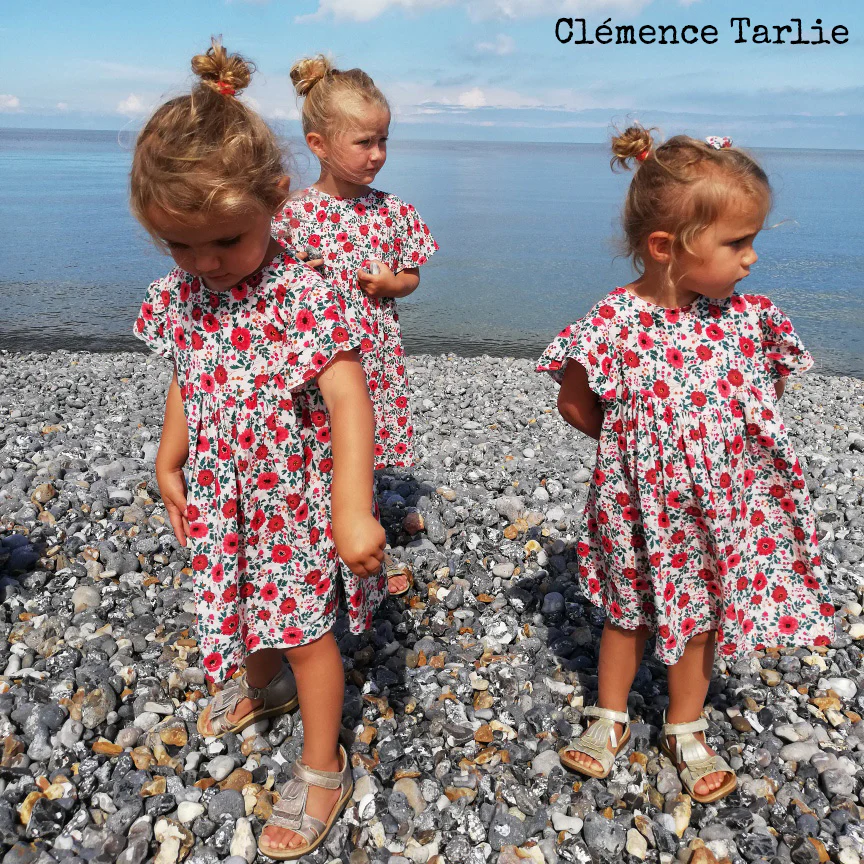 Duo femme enfant blouse et robe LOUISE pochette - Image 6