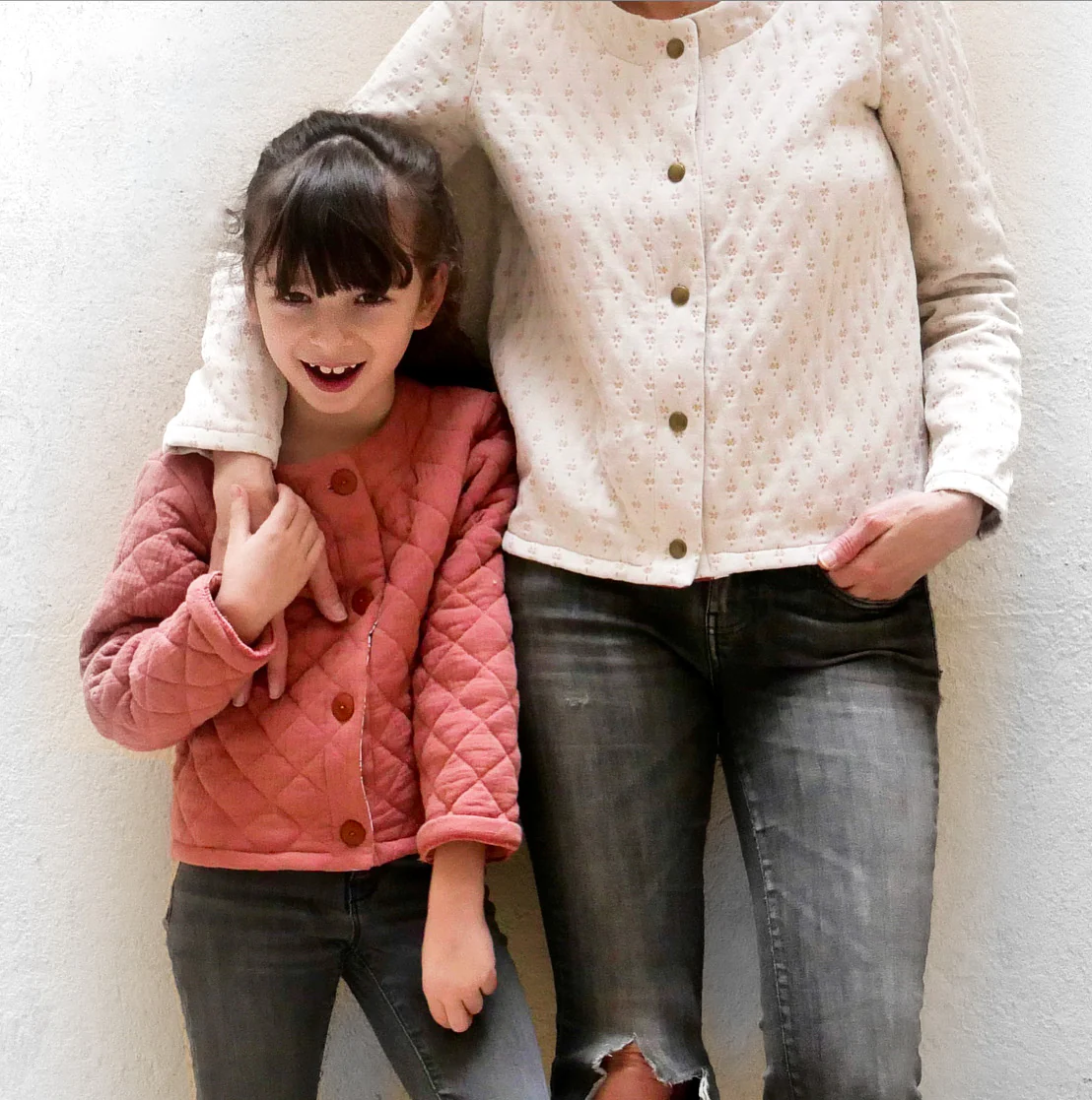 Duo femme enfant gilet et veste VIC pochette - Image 7
