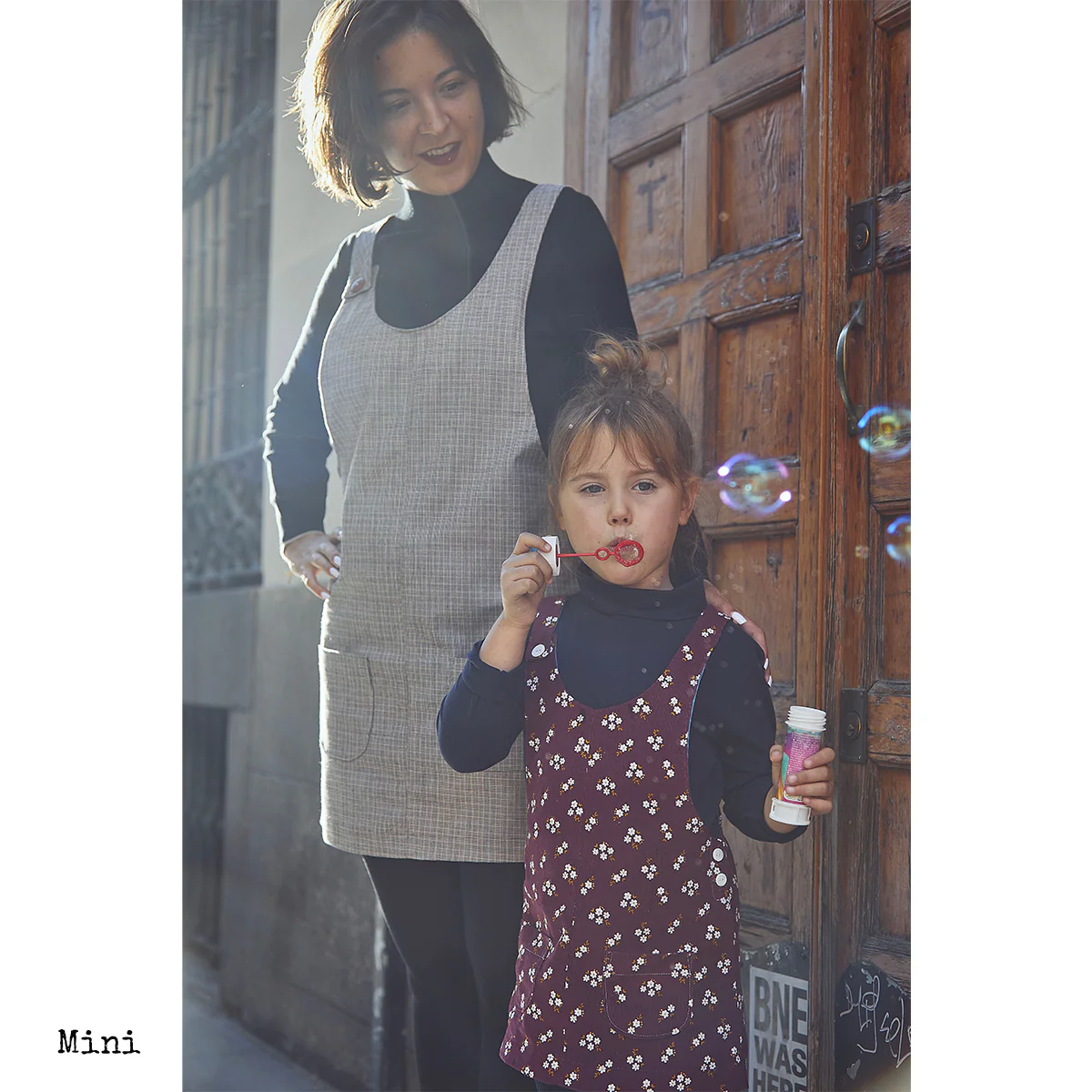 Duo femme enfant robe TORONTO pochette - Image 11