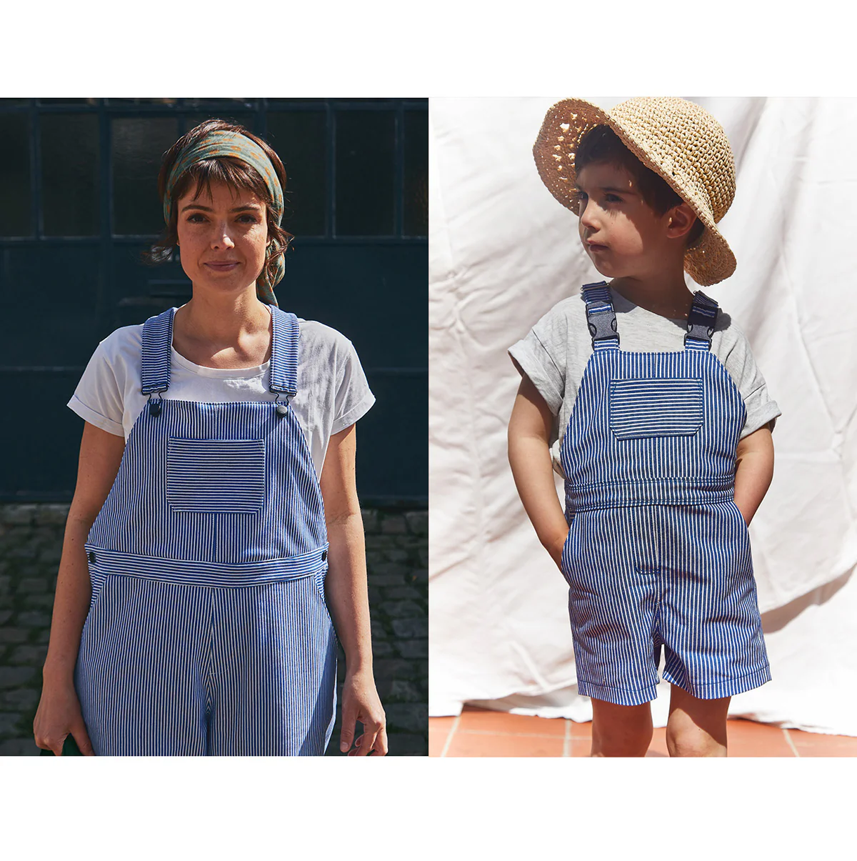 Duo femme enfant salopette LYON pochette - Image 3