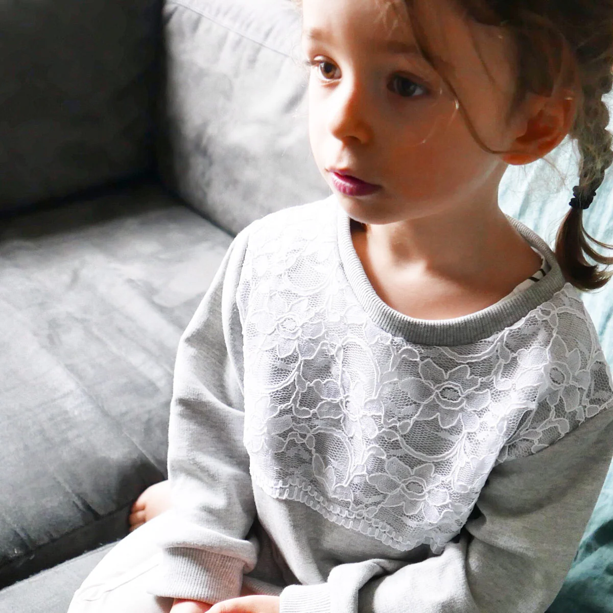 Duo femme enfant sweat et robe JASMIN pochette - Image 15