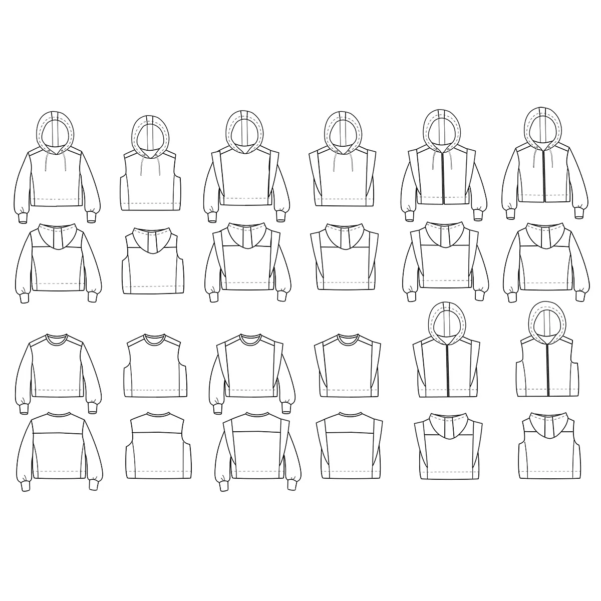 Duo femme enfant sweat VANCOUVER pochette - Image 3