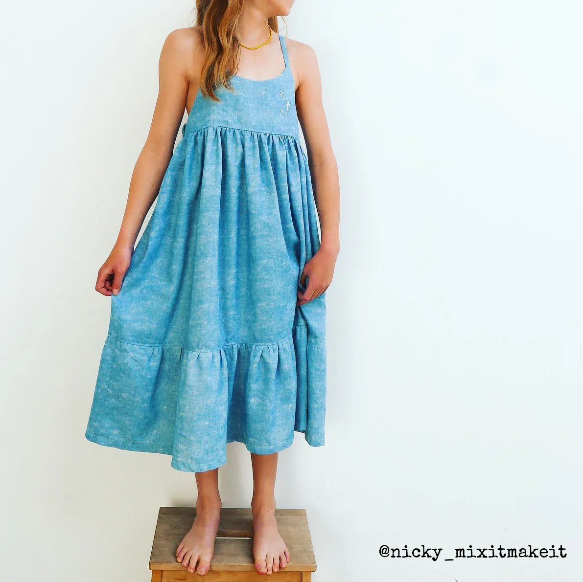 Duo femme enfant top et robe LÉNA pochette - Image 5