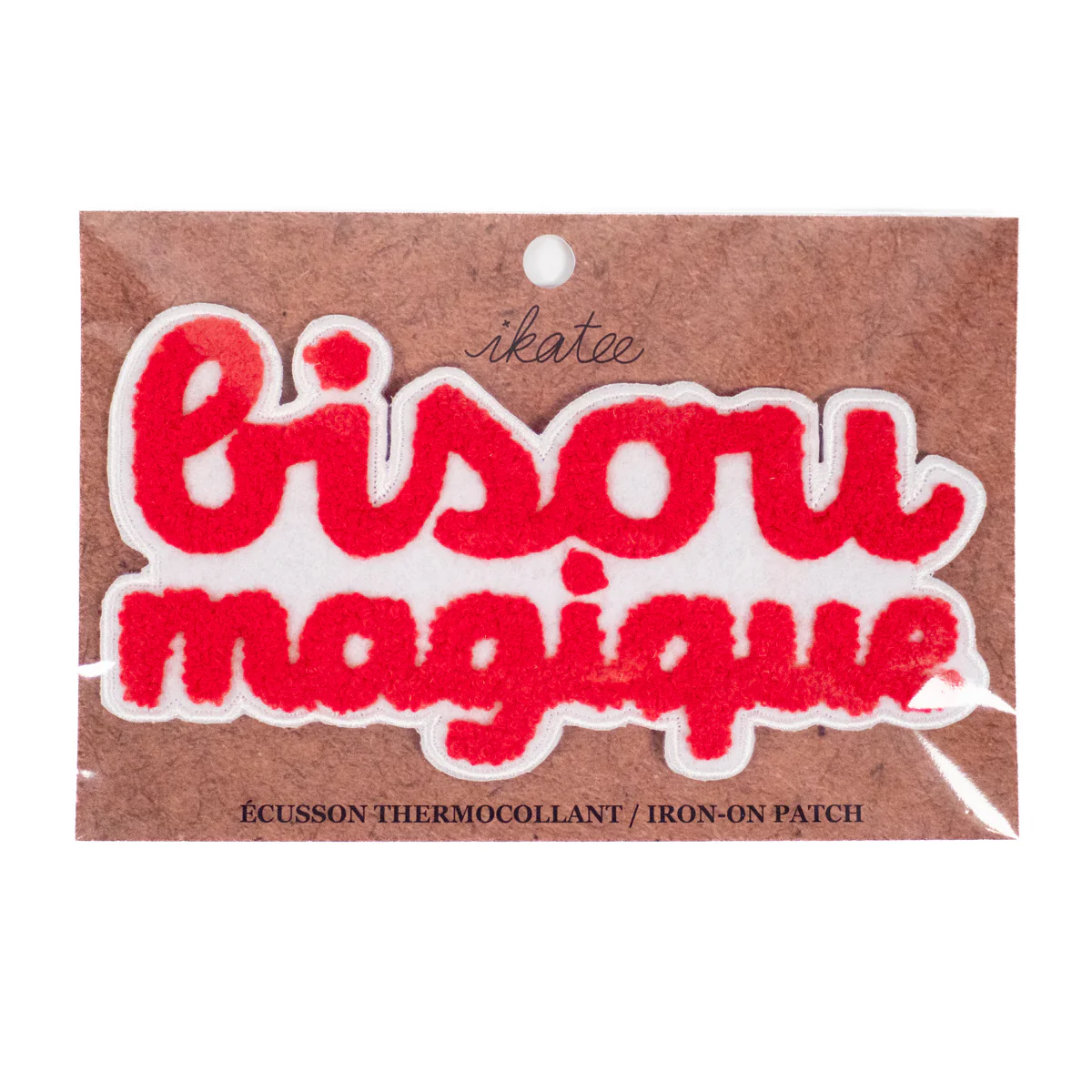 Écusson thermocollant ikatee® - Grand format - Bisou magique - Image 3