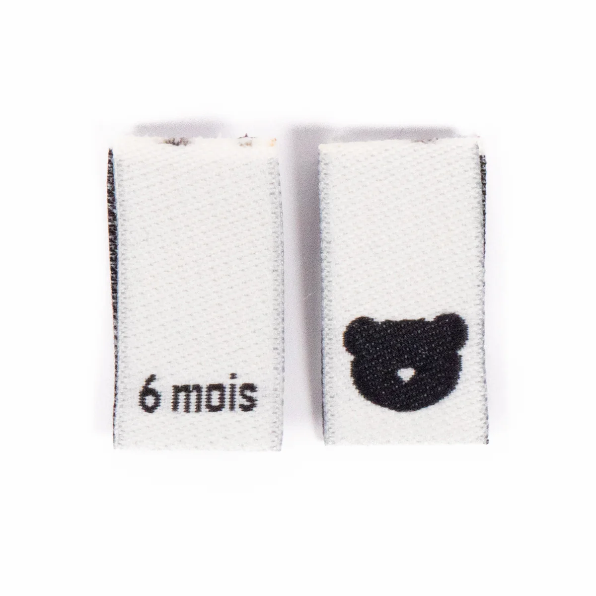 Étiquettes tailles tissées ©ikatee - Assortiment Bébé du 3 au 24 mois - x15 - Image 5