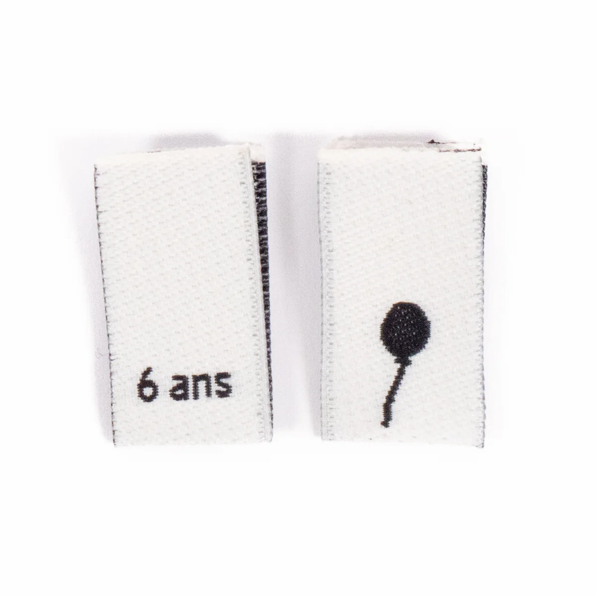 Étiquettes tailles tissées ©ikatee - Assortiment Enfant du 3 au 7 ans - x15 - Image 9