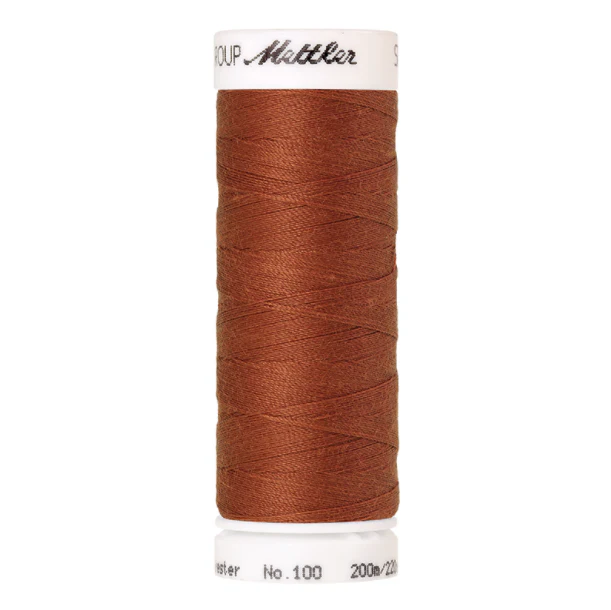 Fil à coudre Mettler 200m - 1054 - Brun noisette