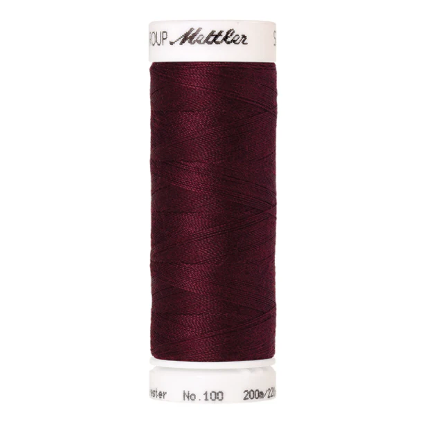 Fil à coudre Mettler 200m - 109 - Rouge bordeaux