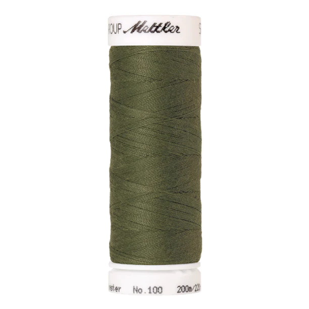 Fil à coudre Mettler 200m - 1210 - Vert khaki