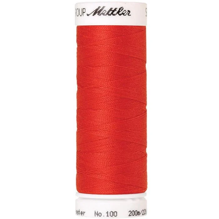Fil à coudre Mettler 200m - 1458 - Rouge