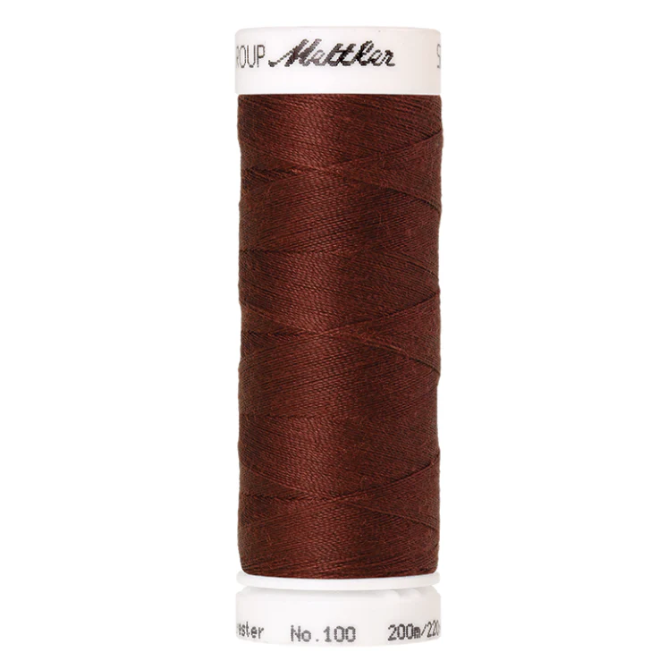 Fil à coudre Mettler 200m - 196 - Brun foncé
