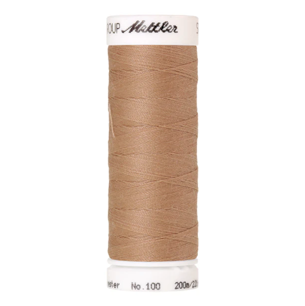 Fil à coudre Mettler 200m - 260 - Brun moyen