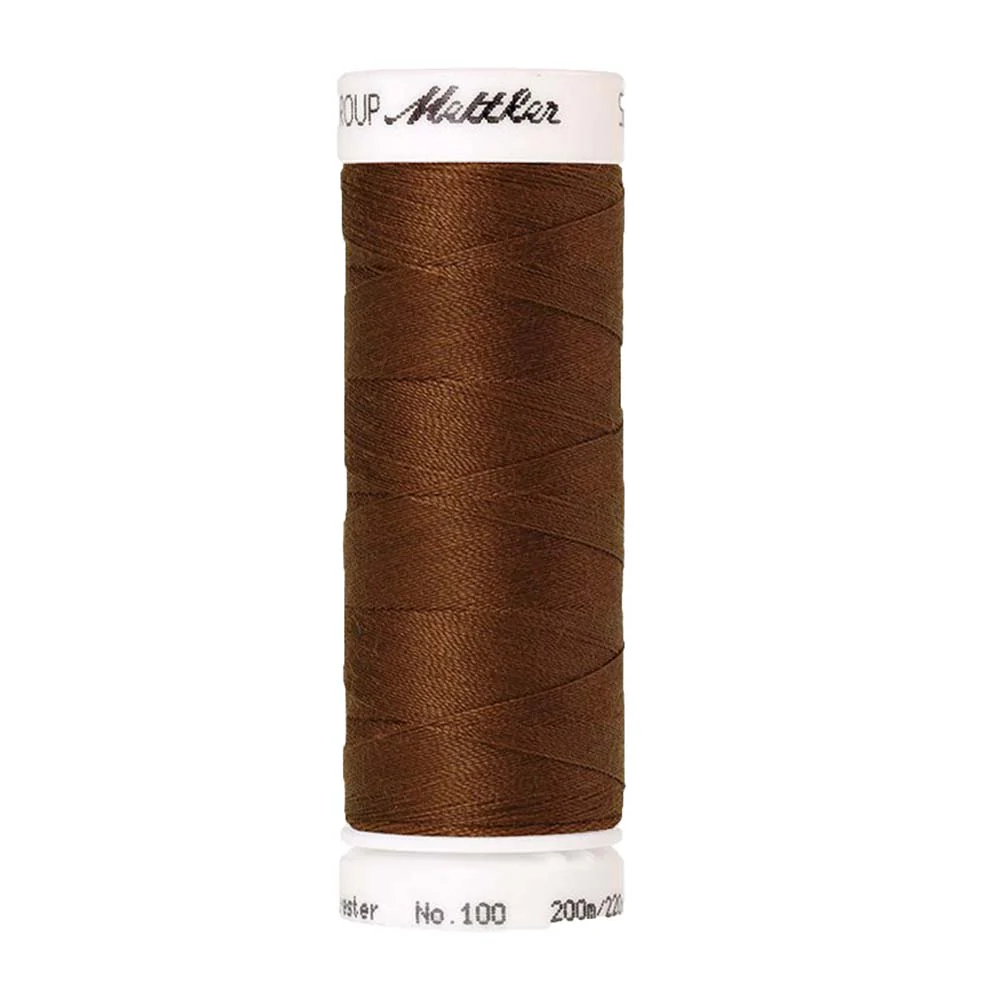 Fil à coudre Mettler 200m - 900 - Marron glacé