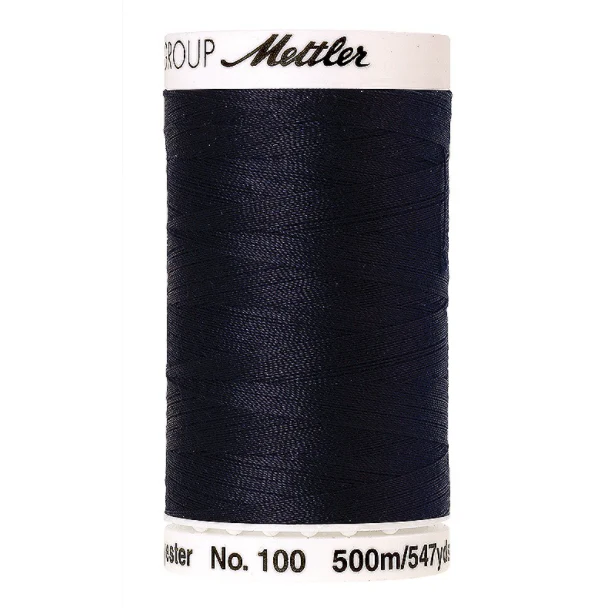 Fil à coudre Mettler 500m - 821 - Bleu marine foncé