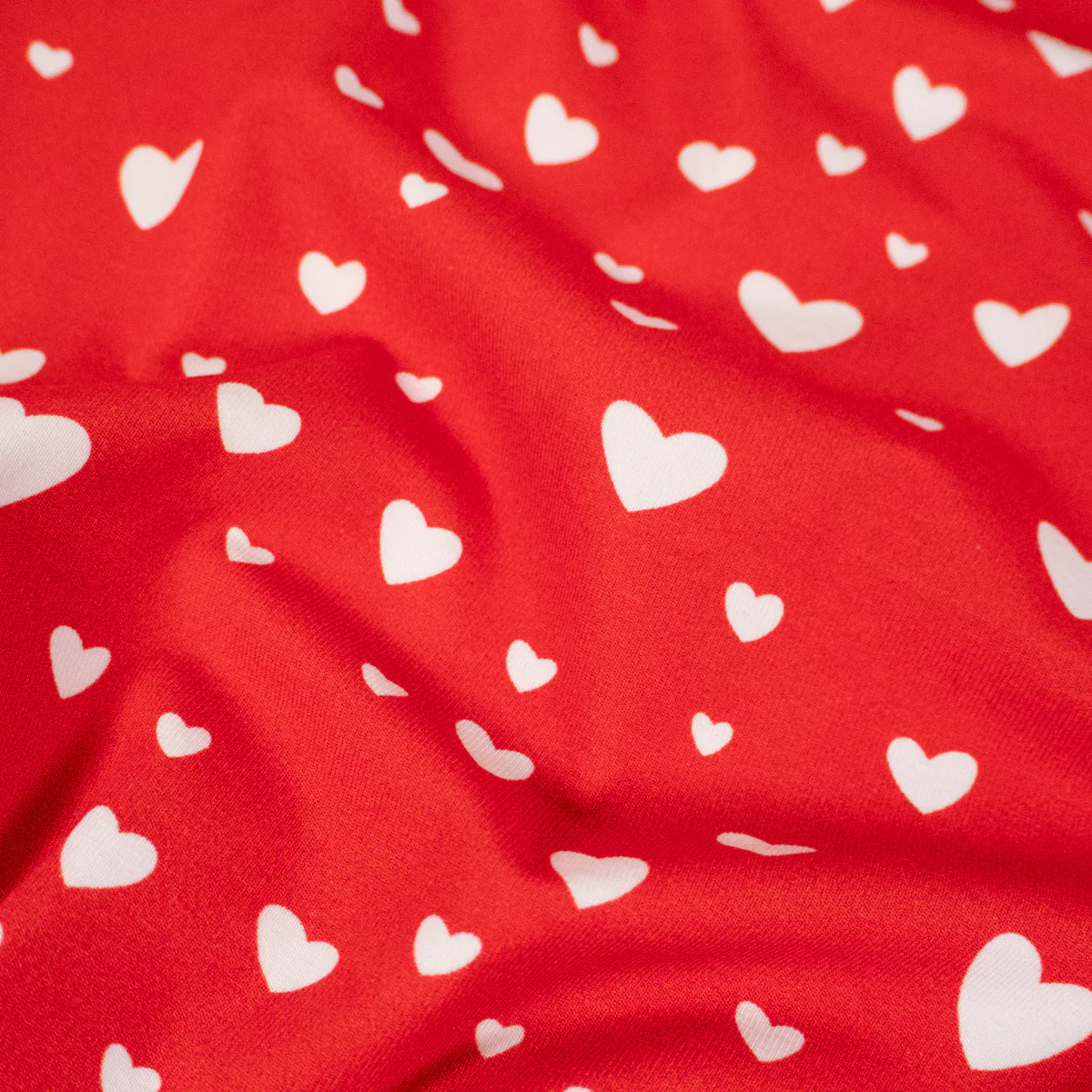 Jersey Bio Stretch - ikatee® - Petit cœur - Rouge - Image 4