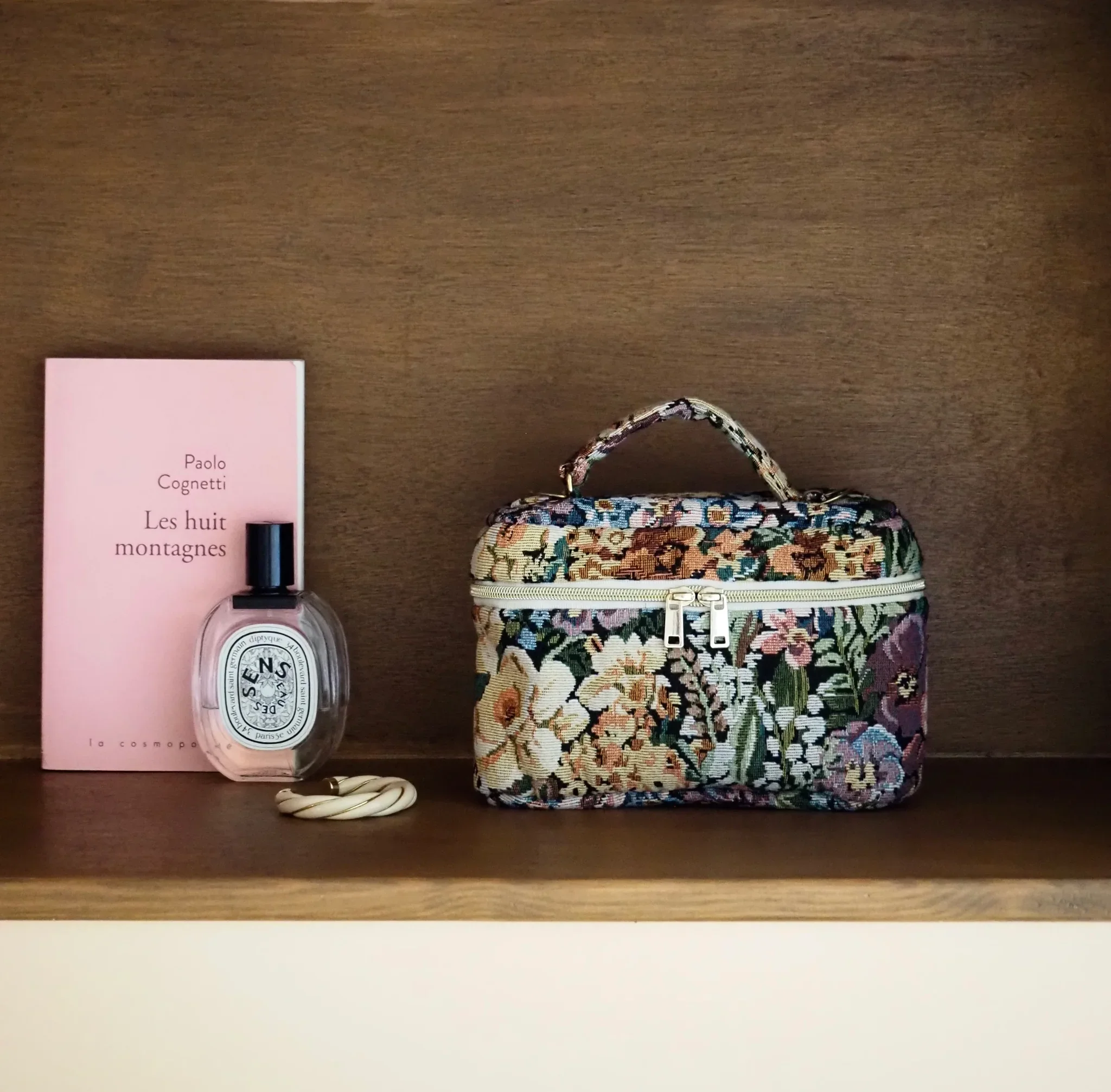Kit couture Bristol PDF - Petit sac - Jacquard jardin secret
