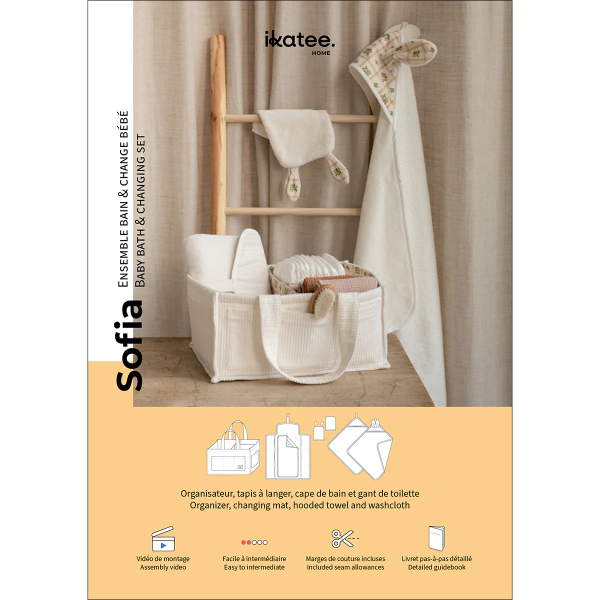 Kit couture SOFIA - Set complet avec patron - Herbier - Image 3