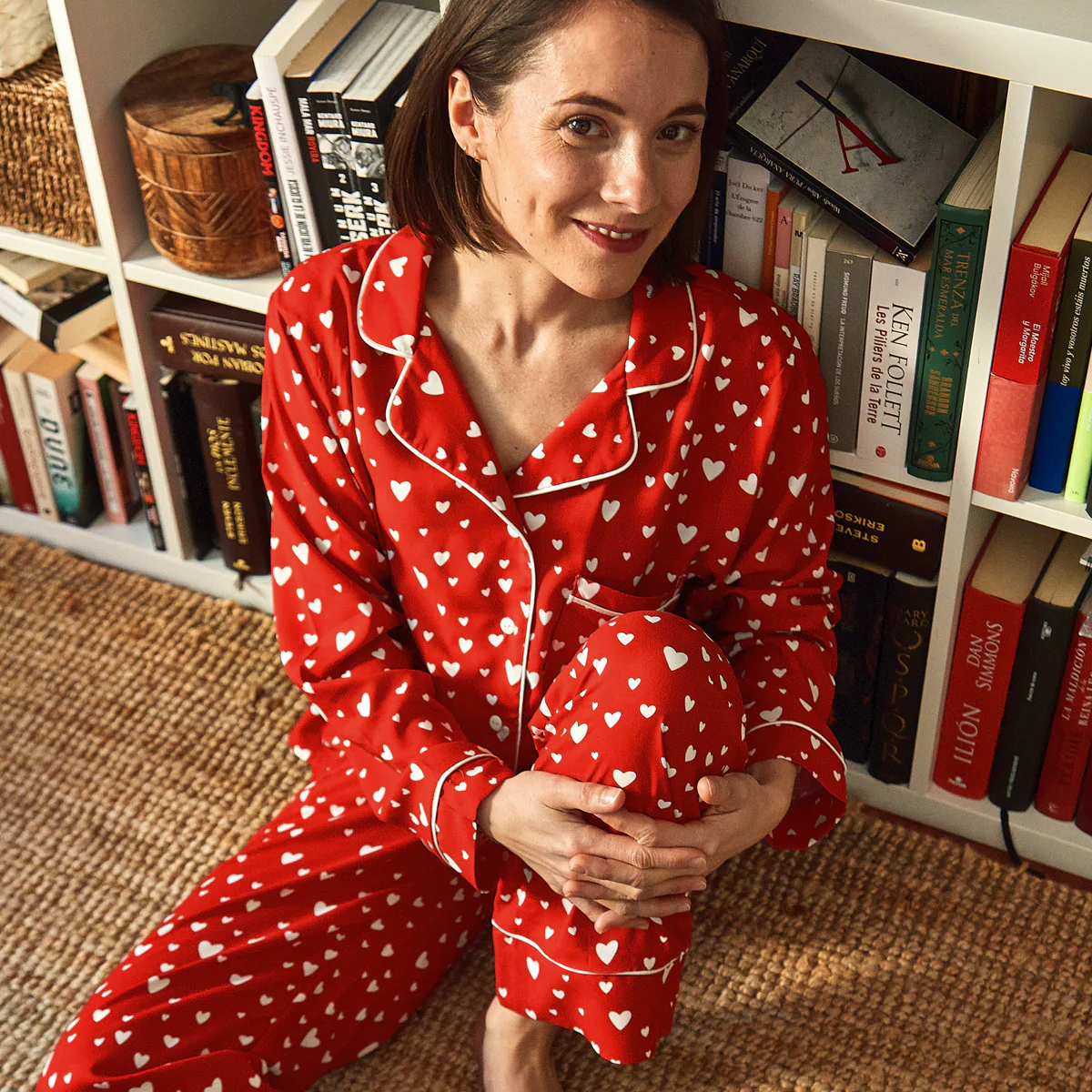 Kit pyjama femme Budapest - Petit Cœur - Version longue - 32 au 46 - Image 8