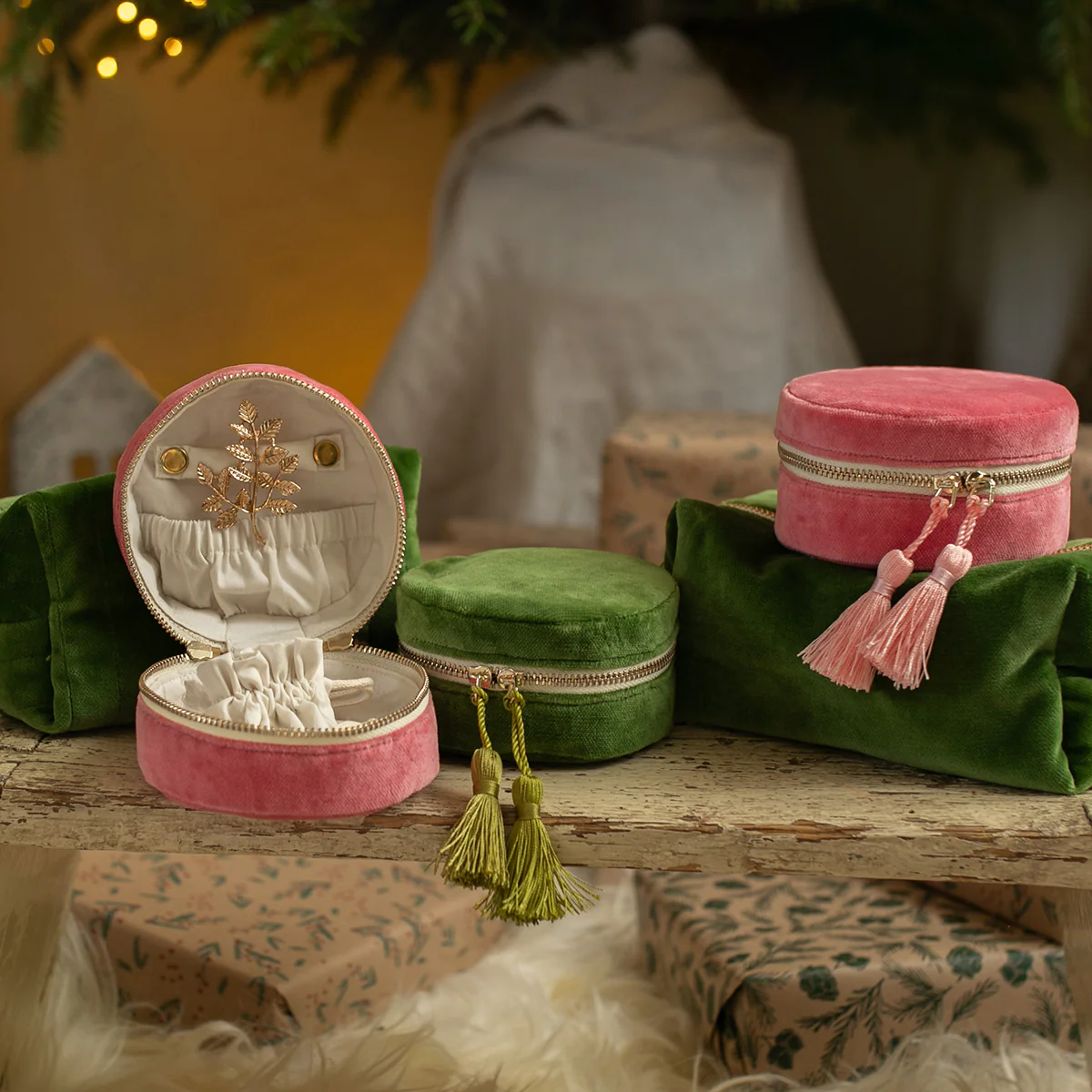 Kit Trousse Venise - Velours ras - Vert mousse - Image 11