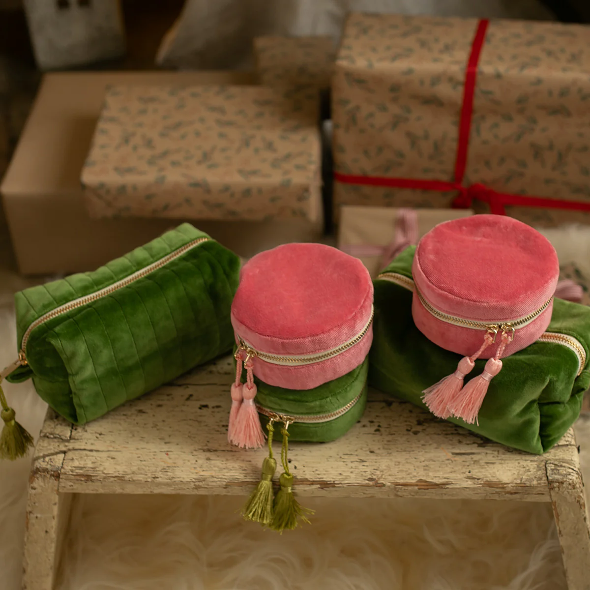 Kit Trousse Venise - Velours ras - Vert mousse - Image 9