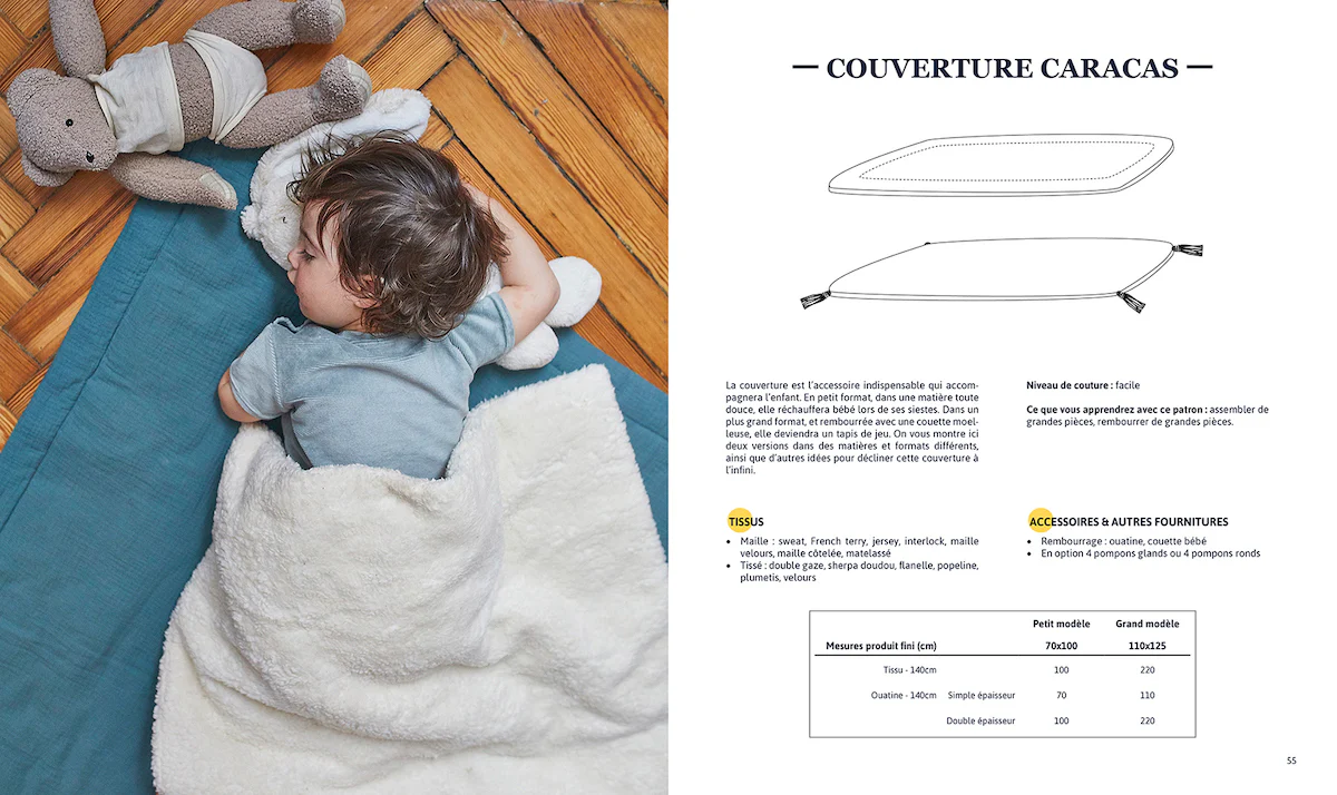 Livre de couture bébé "À LA MAISON" Livre papier - Image 7