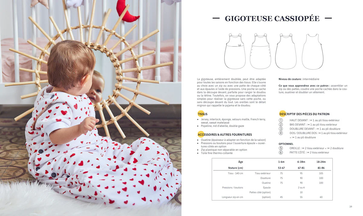 Livre de couture bébé "BONNE NUIT" Ebook - Image 4