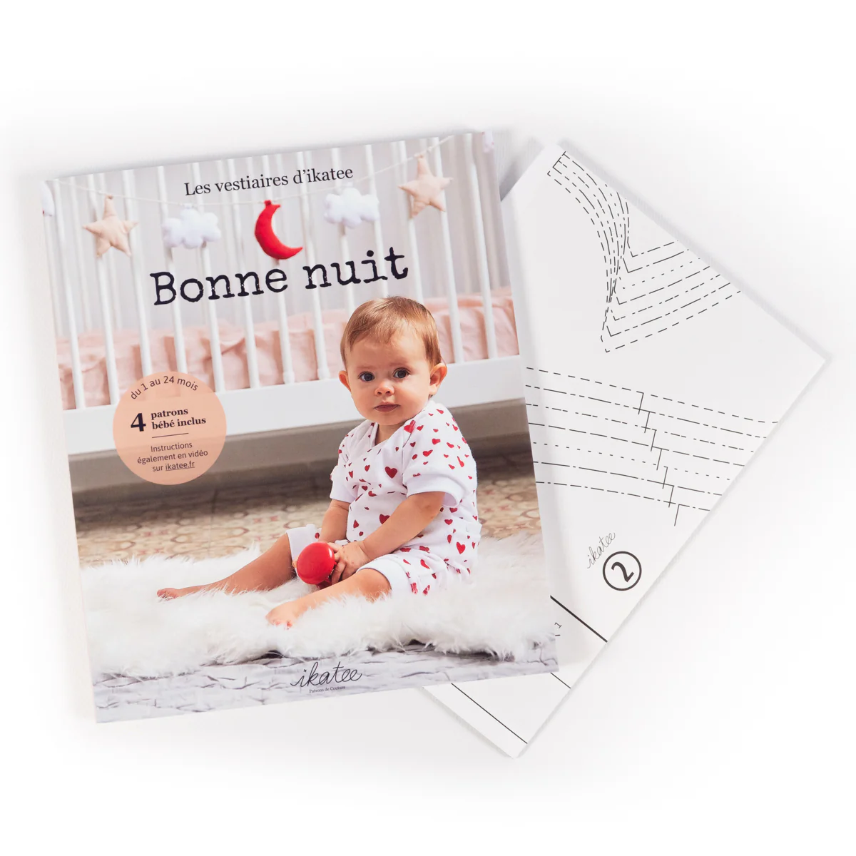 Livre de couture bébé "BONNE NUIT" Livre papier