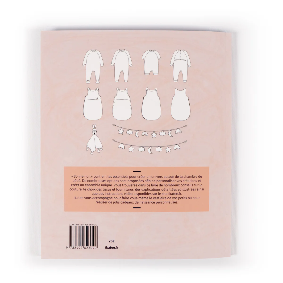 Livre de couture bébé "BONNE NUIT" Livre papier - Image 2