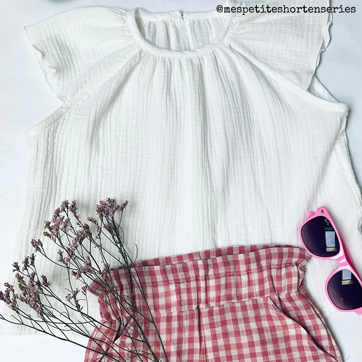 Patron blouse, robe et barboteuse bébé HANOÏ PDF - Image 16