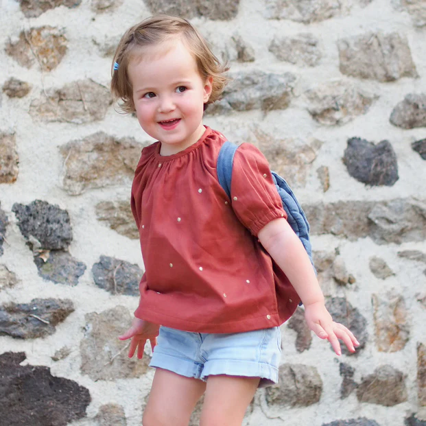 Patron blouse, robe et barboteuse bébé HANOÏ PDF - Image 17