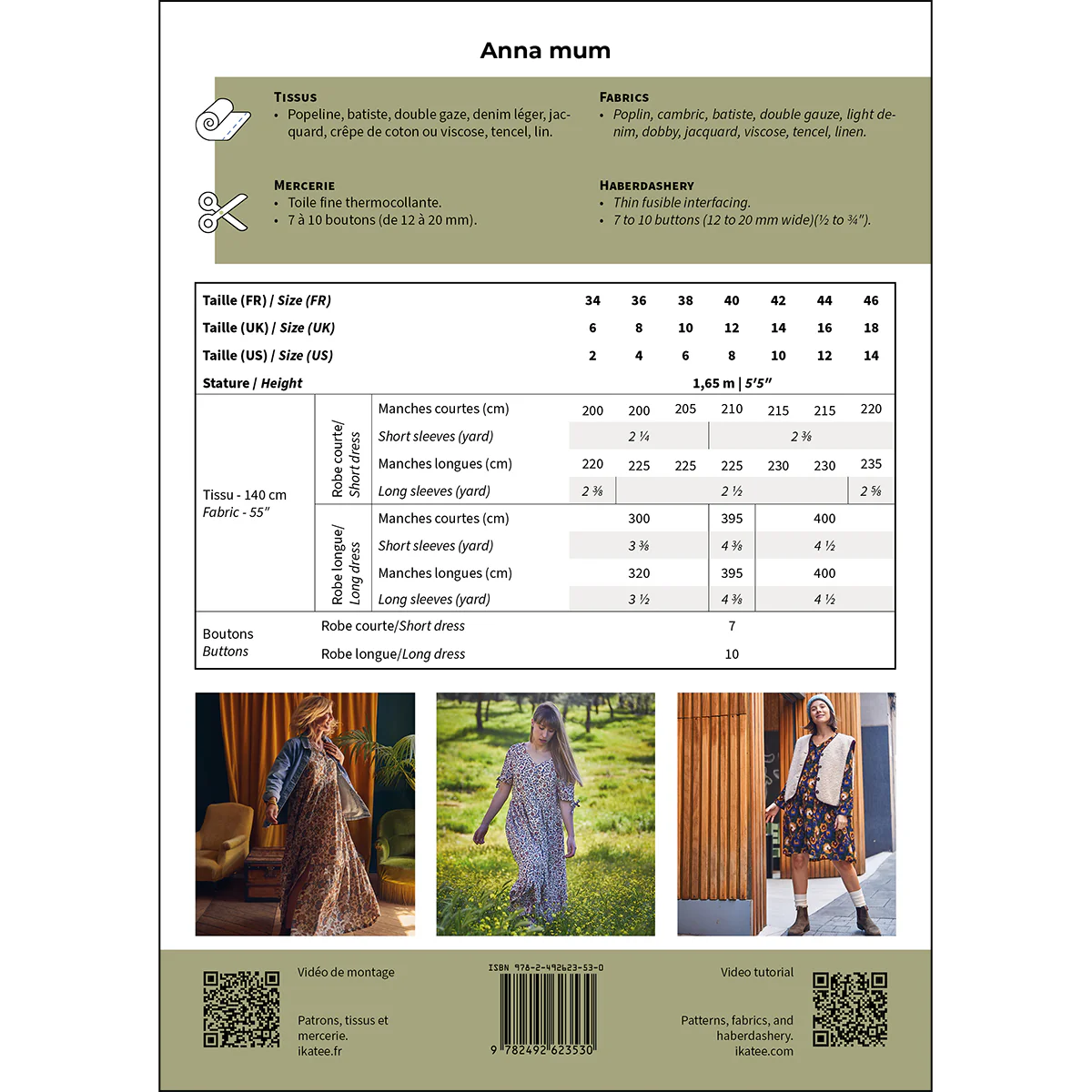 Patron robe femme ANNA MUM pochette - Image 19