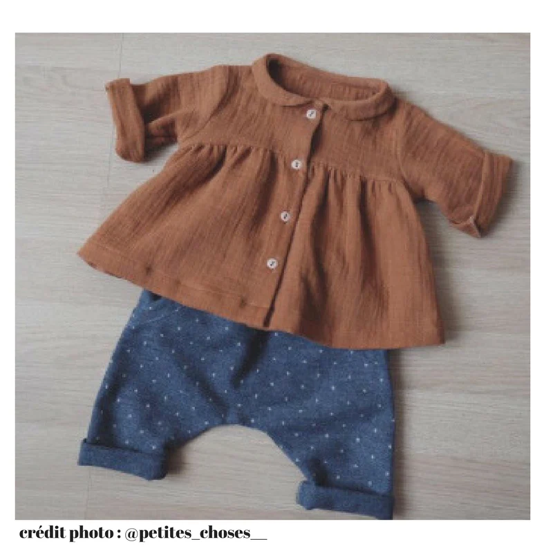 Patron blouse et robe bébé STOCKHOLM PDF - Image 15