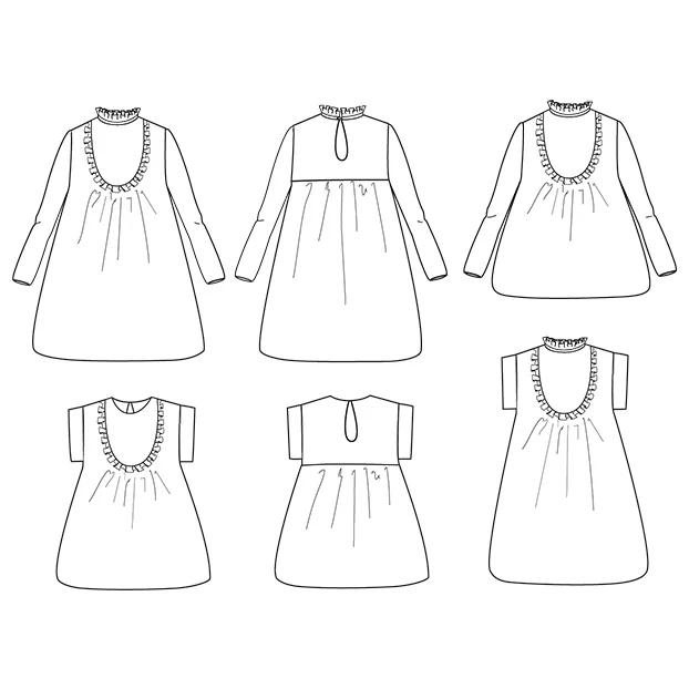 Patron blouse et robe enfant IDA PDF - Image 2