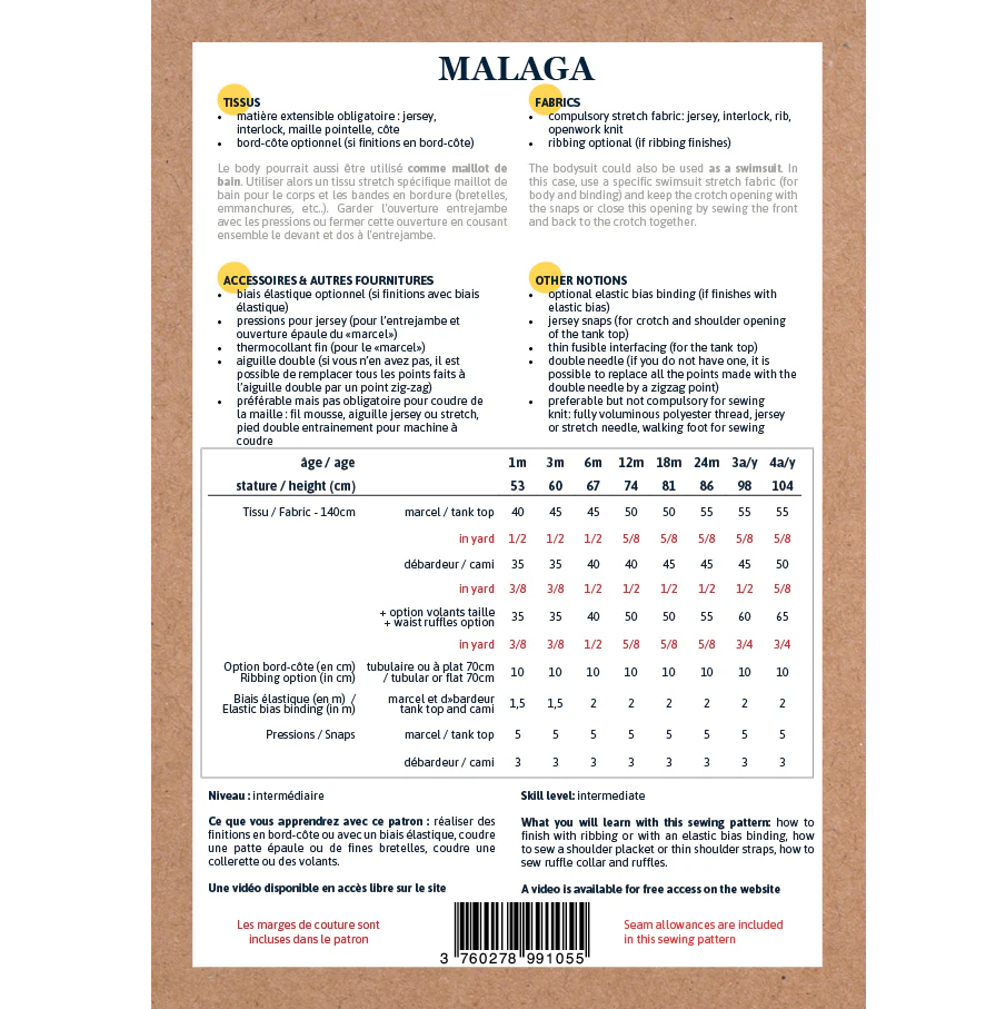 Patron body bébé MALAGA PDF - Image 18