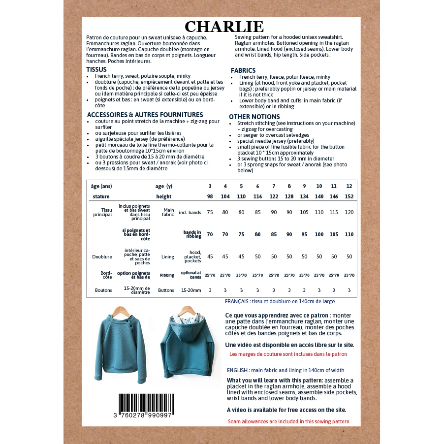 Patron sweat enfant CHARLIE PDF - Image 19