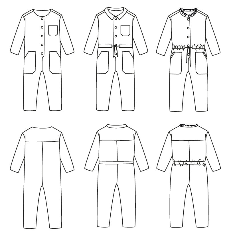 Patron combinaison enfant BROOKLYN KIDS PDF - Image 2