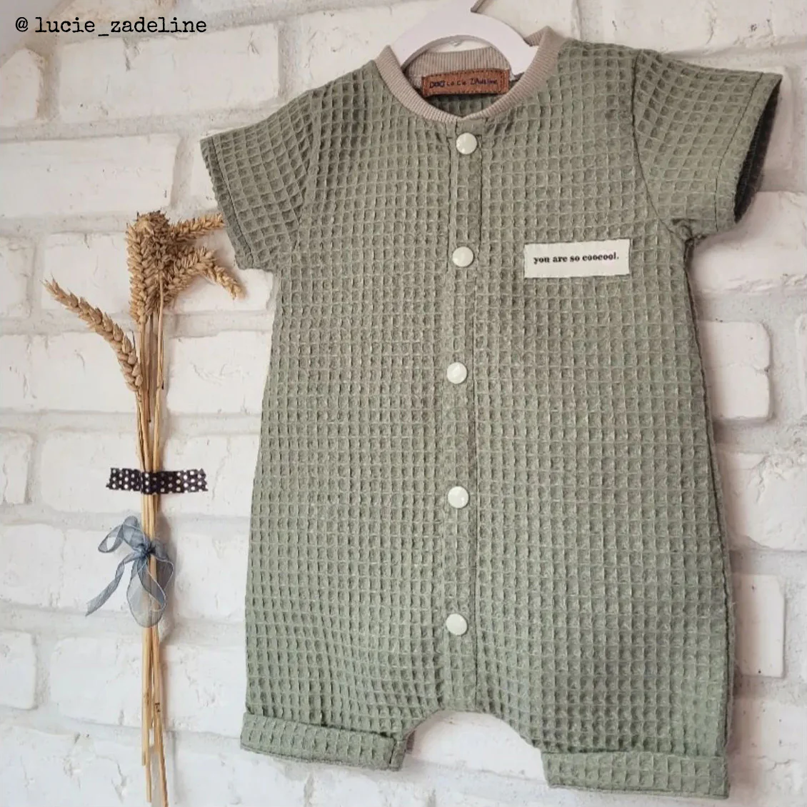 Patron combinaison pyjama bébé LISBOA pochette - Image 16