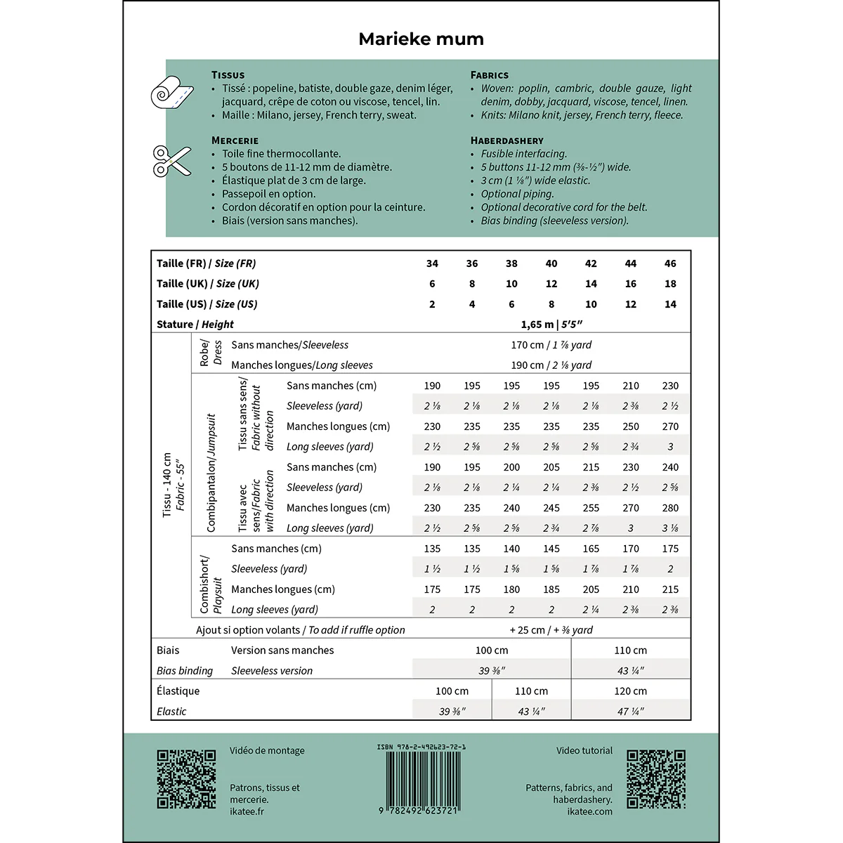 Patron combinaison et robe femme MARIEKE MUM PDF - Image 17