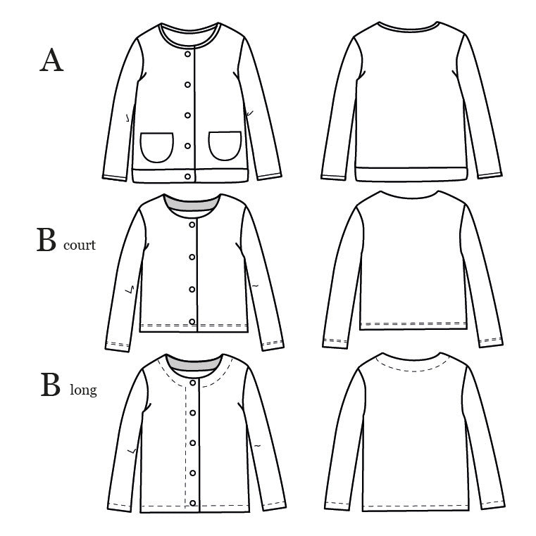Patron gilet et veste enfant VIC PDF - Image 2