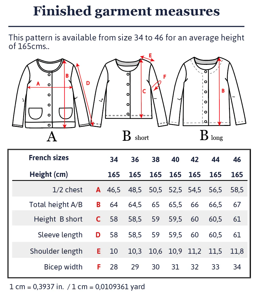 Patron gilet et veste femme VIC MUM pochette - Image 16