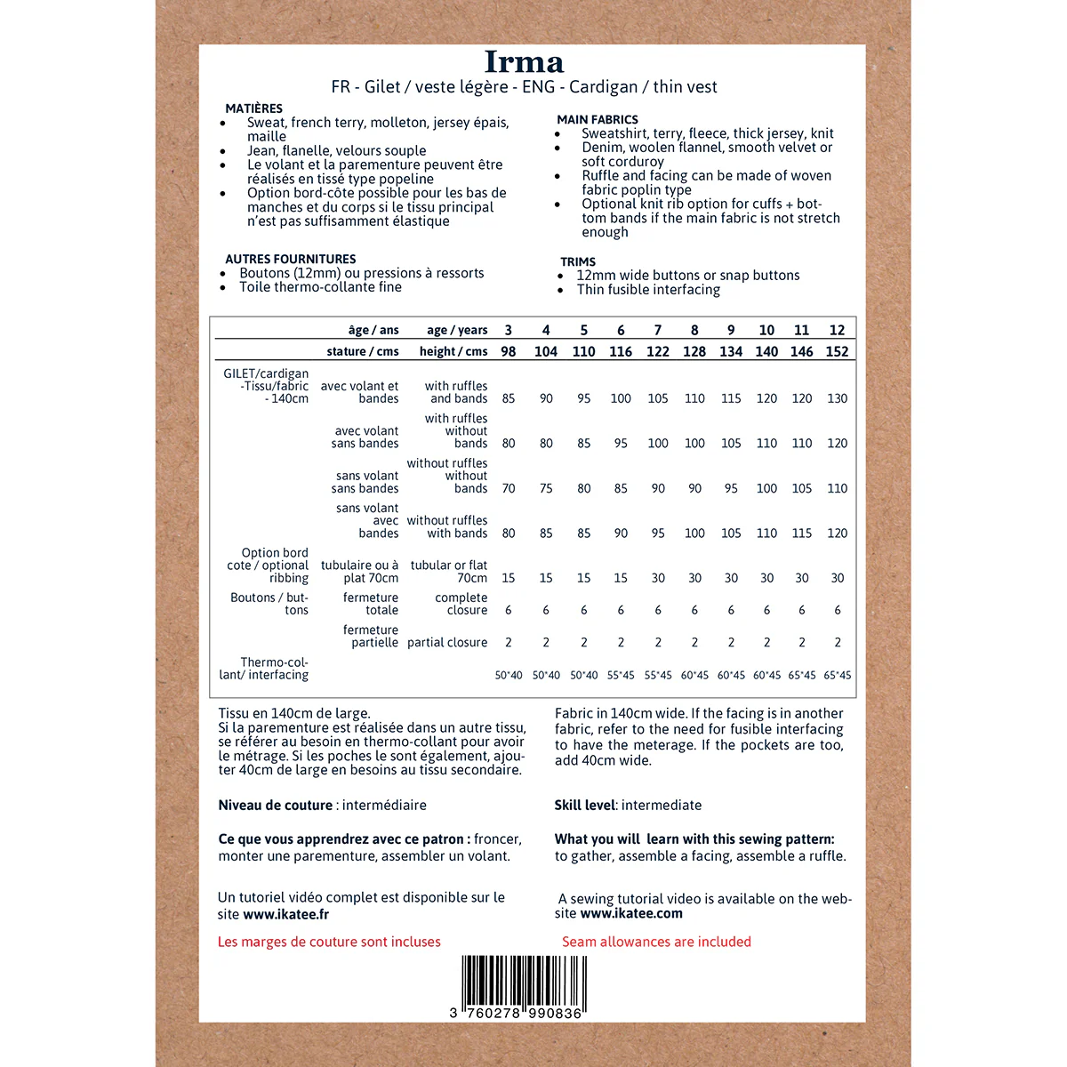 Patron gilet et veste enfant IRMA PDF - Image 19
