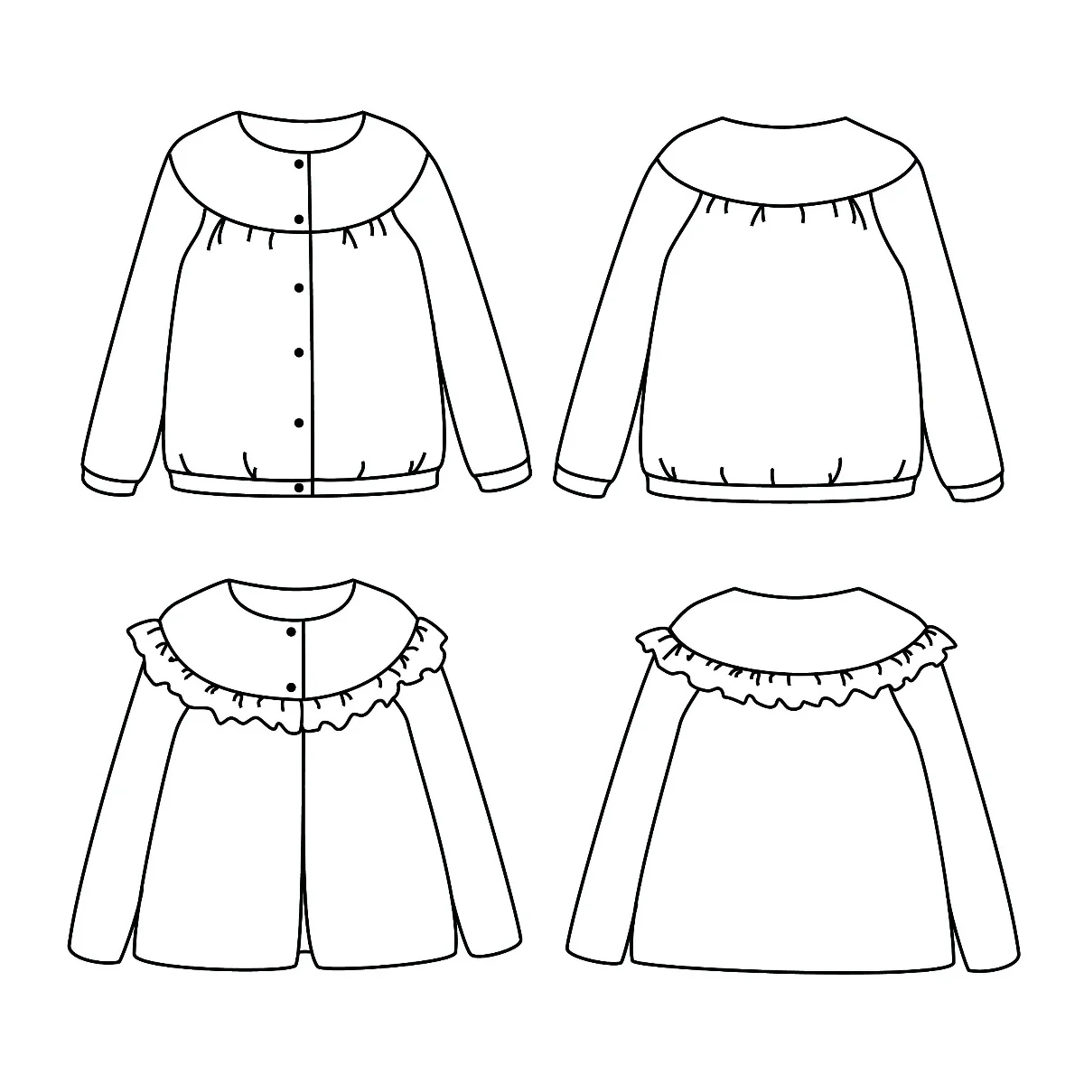 Patron gilet et veste enfant IRMA PDF - Image 2