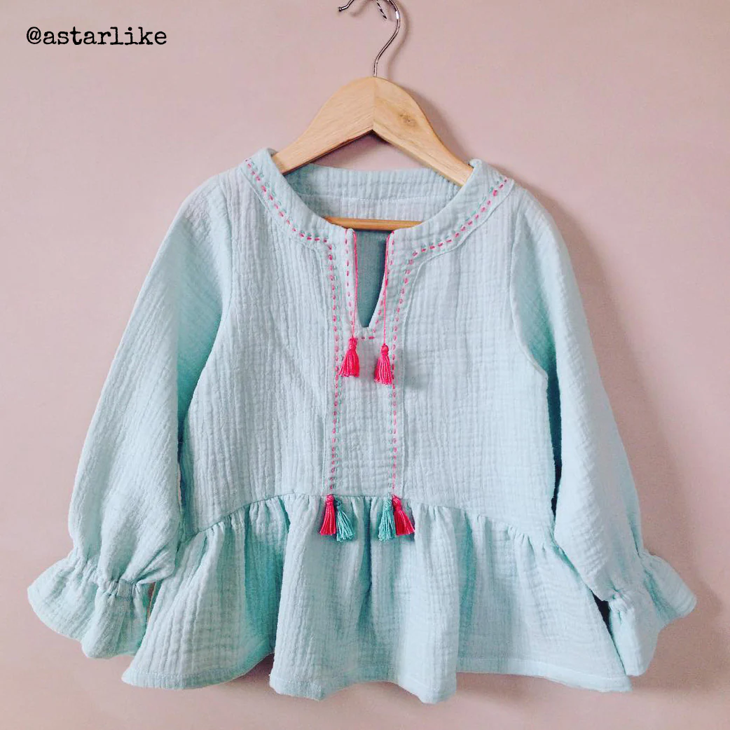 Patron blouse et robe enfant LILAS PDF - Image 3