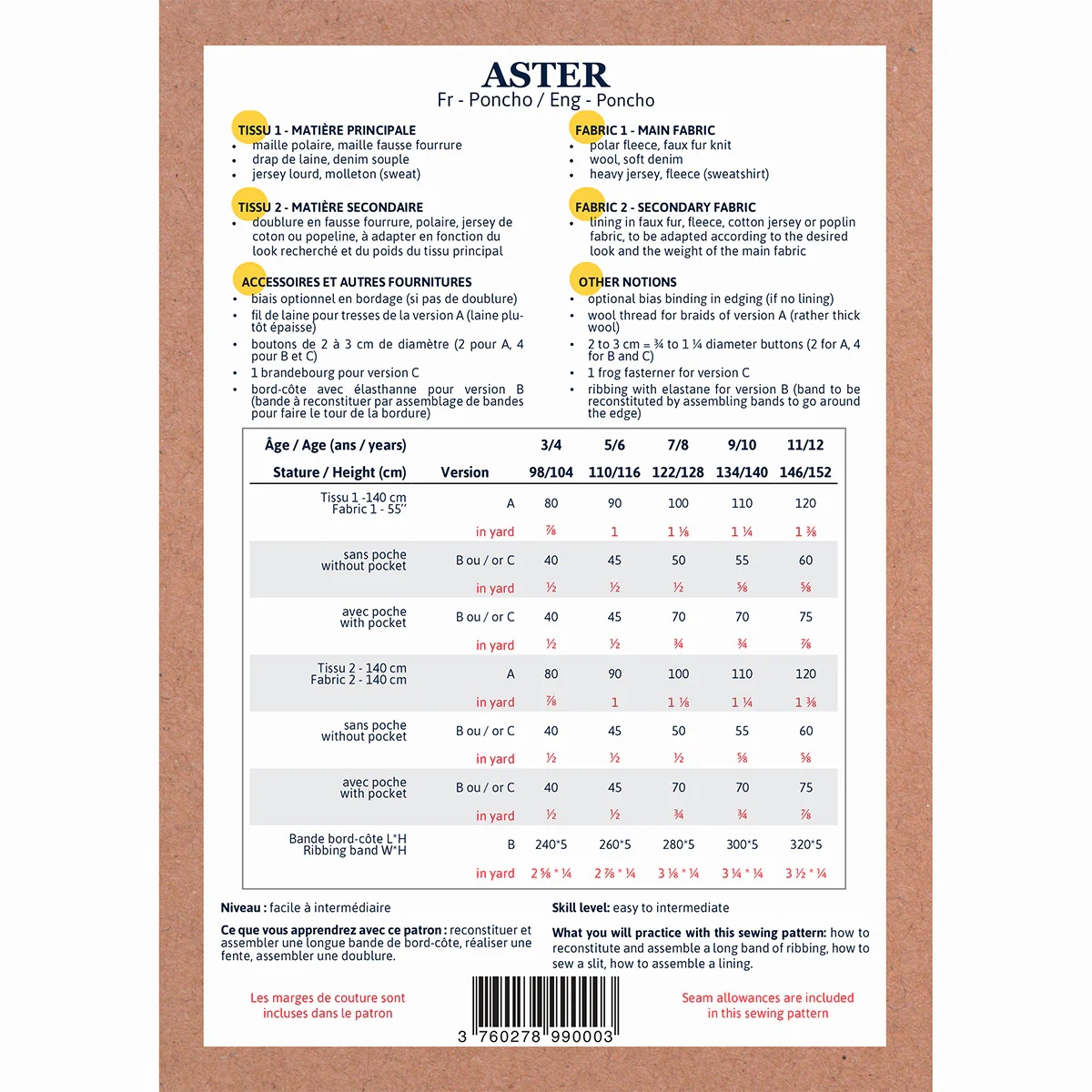Patron poncho enfant ASTER PDF - Image 19
