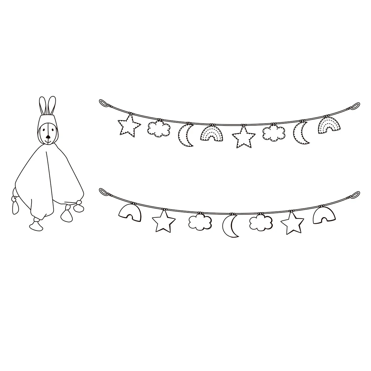 Patron doudou et guirlande bébé PETITE OURSE VOIE LACTÉE PDF - Image 2