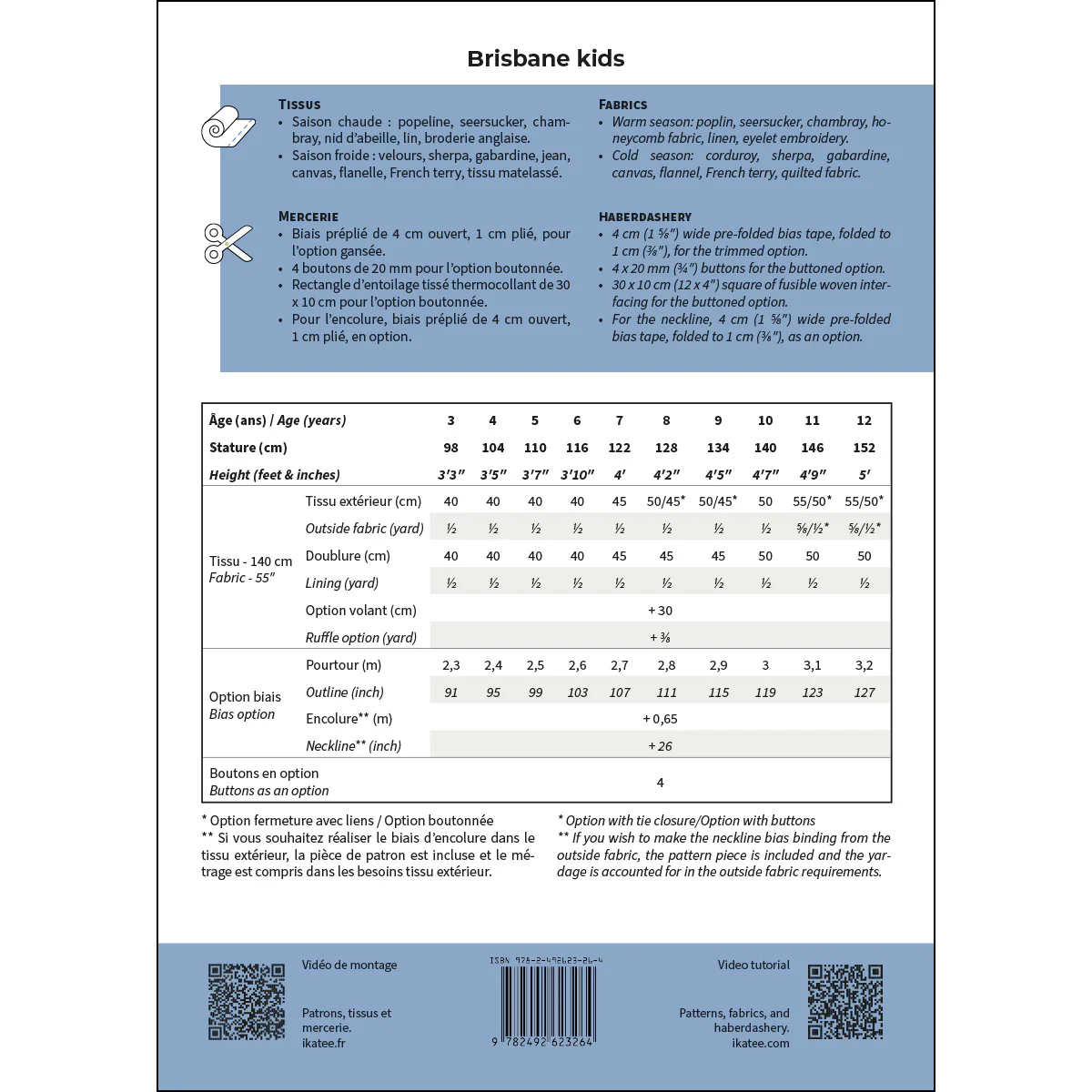 Patron plastron et pull sans manches enfant BRISBANE KIDS PDF - Image 11